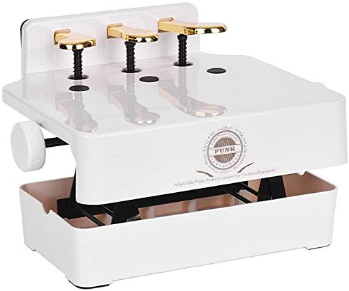 Amazon | ピアノ補助ペダル 子供の高さ調節用 3つのペダル付き ピアノ